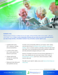 Community Collateral - Assisted Living