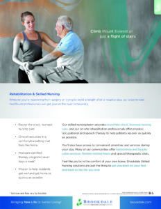 Community Collateral - Skilled Nursing & Rehabilitation